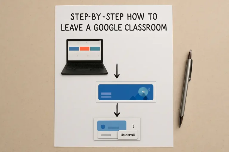 how to leave a google classroom