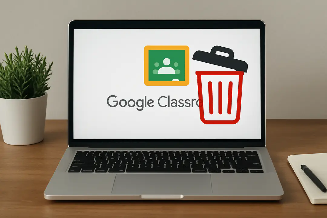 how to delete a google classroom