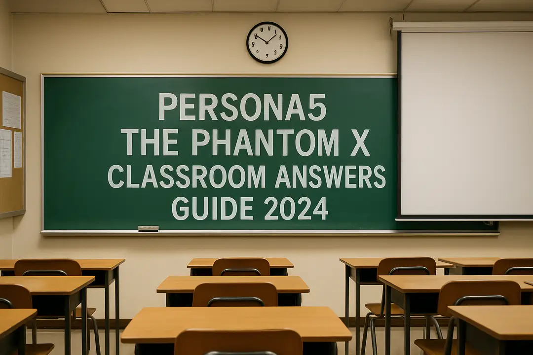persona 5 the phantom x classroom answers