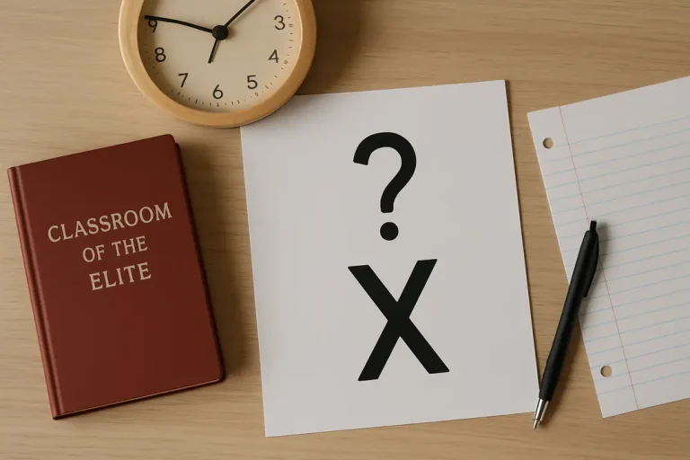 who is x in classroom of the elite